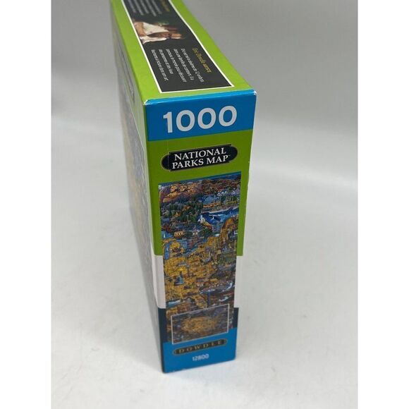Eric Dowdle National Parks Map 1000 Piece Jigsaw Puzzle - Picture 4 of 5